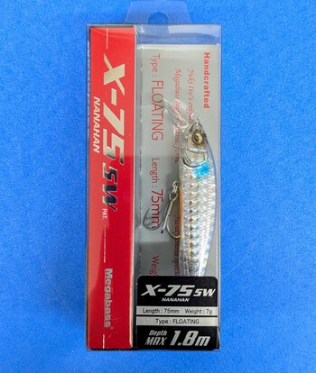 メガバス 新発売 X-75SW +1 +2 入荷しました! メガバス 新発売 X-75SW +1 +2 入荷しました!