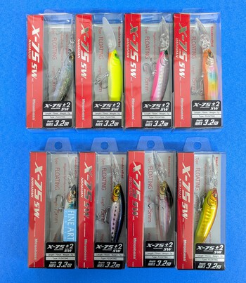 メガバス 新発売 X-75SW +1 +2 入荷しました! メガバス 新発売 X-75SW +1 +2 入荷しました!