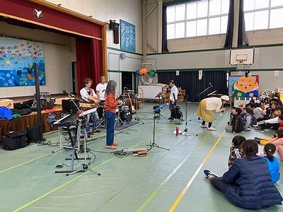 浜松特別支援学校慰問演奏終了 浜松特別支援学校慰問演奏終了