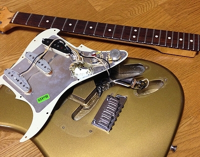 ギターの修理