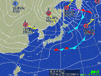 3日間の気圧配置図