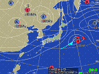 3日間の気圧配置図