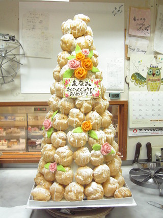 シュークリームの塔