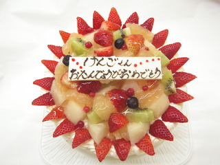 フルーツケーキ