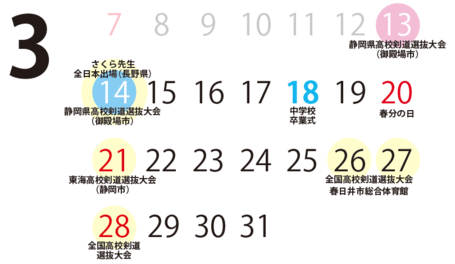 3/13-14は、静岡県高等学校新人体育大会剣道競技! 3/13-14は、静岡県高等学校新人体育大会剣道競技!