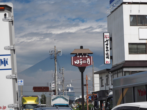 9月18日の富士山　ドライブの合間シリーズ