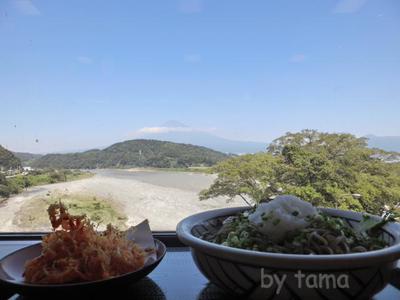 富士川楽座ちょっぴり情報♪ 冨士山を眺めながら桜えびとおそば