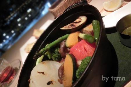 日本丸と夜景を眺めながら夕食♪ シェフズブイ 横浜ランドマークタワー店