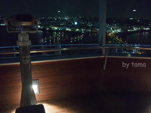 江ノ島シーキャンドル 展望灯台からの夜景とイルミネーション