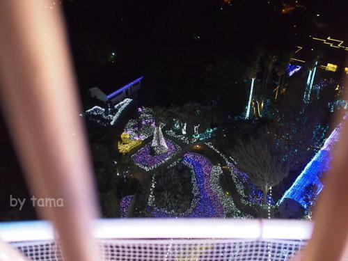 江ノ島シーキャンドル 展望灯台からの夜景とイルミネーション