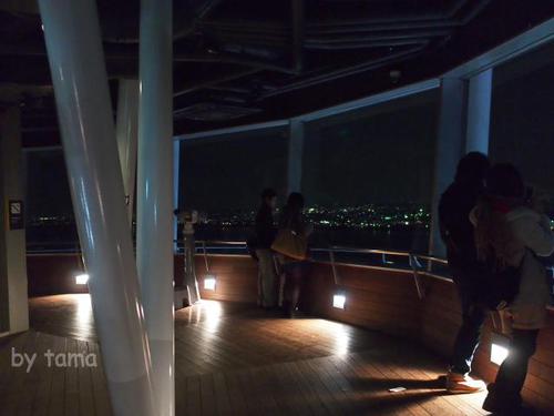 江ノ島シーキャンドル 展望灯台からの夜景とイルミネーション
