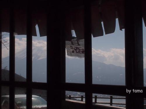 天下茶屋からの富士山の眺め