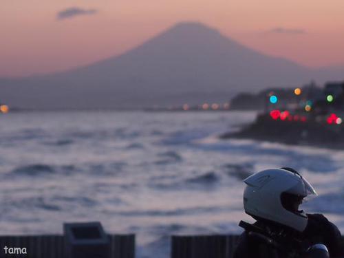 知らなかった!! 湘南からの富士山がこんなにも・・・・・!! & 十六夜 知らなかった!! 湘南からの富士山がこんなにも・・・・・!! & 十六夜