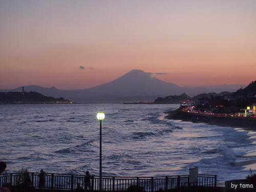 知らなかった!! 湘南からの富士山がこんなにも・・・・・!! & 十六夜 知らなかった!! 湘南からの富士山がこんなにも・・・・・!! & 十六夜