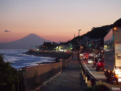 知らなかった!! 湘南からの富士山がこんなにも・・・・・!! & 十六夜 知らなかった!! 湘南からの富士山がこんなにも・・・・・!! & 十六夜