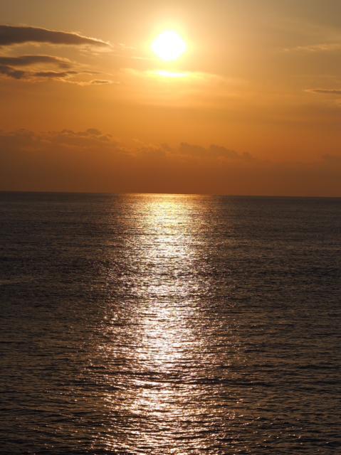松崎の夕日 想い出岬 松崎の夕日 想い出岬