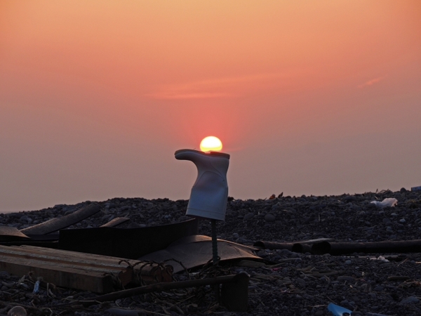 千本浜からの夕日 沼津 千本浜からの夕日 沼津