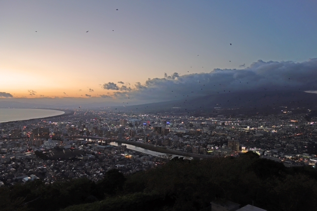 香貫山展望台からの夕景 マジックアワー 香貫山展望台からの夕景 マジックアワー