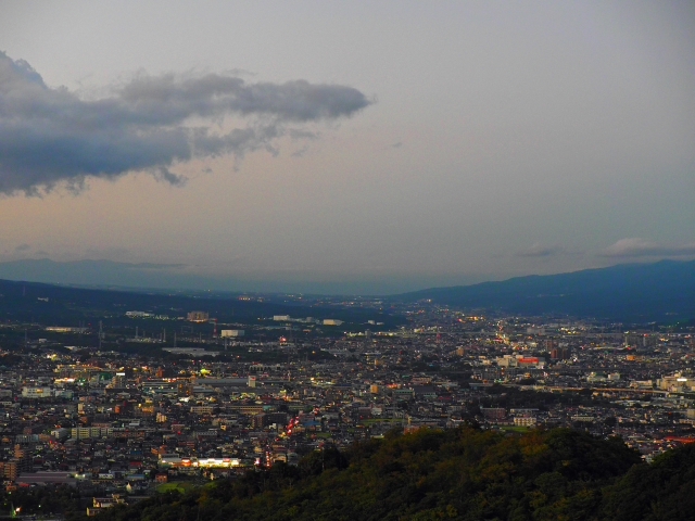 香貫山展望台からの夕景 マジックアワー 香貫山展望台からの夕景 マジックアワー