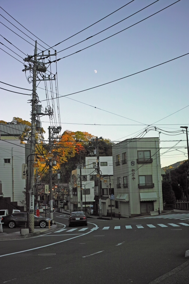 万葉公園駐車場前からの風景 紅葉 万葉公園駐車場前からの風景 紅葉