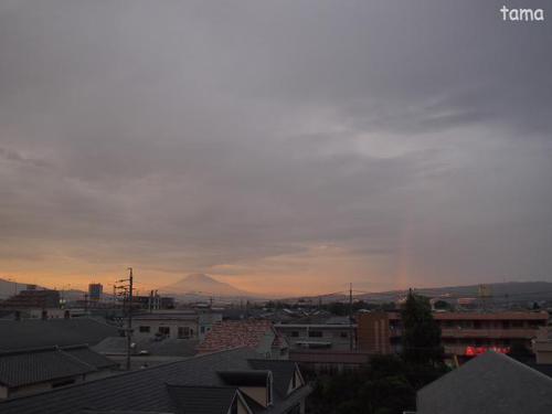 今日の虹と富士山♪ プライベート富士 今日の虹と富士山♪ プライベート富士