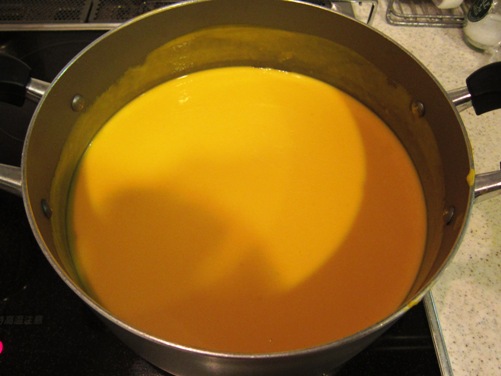 すくなかぼちゃで冷製スープ♪