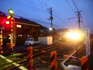 夜の箱根鉄道