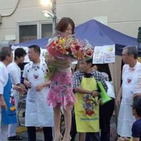 花街クイーン授賞式。とてもお美しいかたでした〜♡