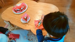 ママもお子さんも笑顔にしちゃうケーキでした♡えほん文庫のお茶会♡自家製檸檬でレモンティーセット♬ ママもお子さんも笑顔にしちゃうケーキでした♡えほん文庫のお茶会♡自家製檸檬でレモンティーセット♬