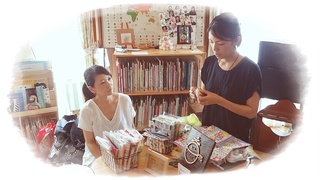 上ぐつが変身☆デコパージュ楽しみました♪ 上ぐつが変身☆デコパージュ楽しみました♪