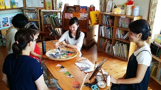「手しごと教室」楽しかったです♪フラッグガーランド作り 「手しごと教室」楽しかったです♪フラッグガーランド作り