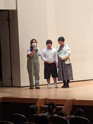 朗読を通して、るみちゃんへ感謝の気持ちを伝えました 朗読を通して、るみちゃんへ感謝の気持ちを伝えました