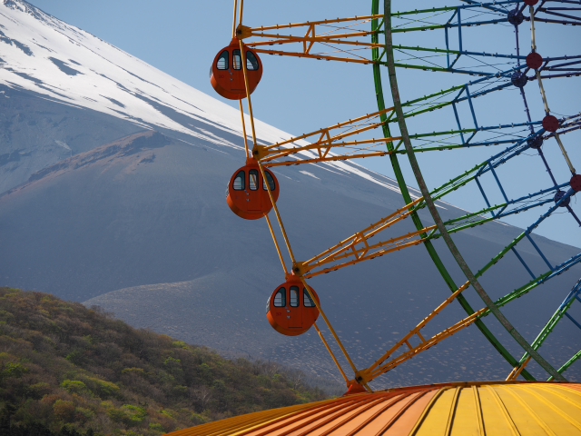 2016年5月5日の富士山 ぐりんぱ 2016年5月5日の富士山 ぐりんぱ