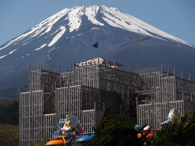 2016年5月5日の富士山 ぐりんぱ 2016年5月5日の富士山 ぐりんぱ