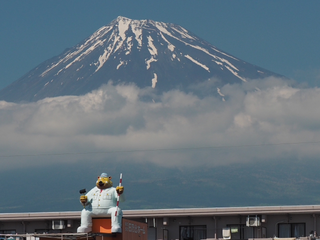 2016年5月12日の富士山 富士市中央公園付近 2016年5月12日の富士山 富士市中央公園付近