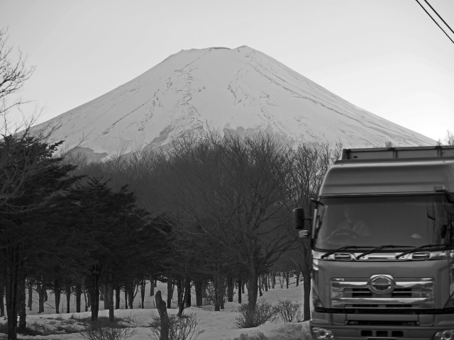 2017年1月25日の富士山 恩賜林庭園付近 2017年1月25日の富士山 恩賜林庭園付近
