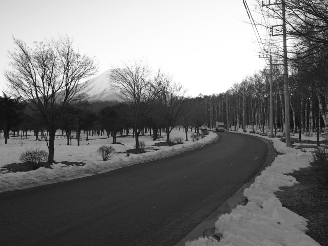 2017年1月25日の富士山 恩賜林庭園付近 2017年1月25日の富士山 恩賜林庭園付近