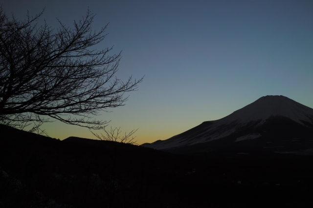 2017年1月25日の富士山 山中湖パノラマ台 2017年1月25日の富士山 山中湖パノラマ台