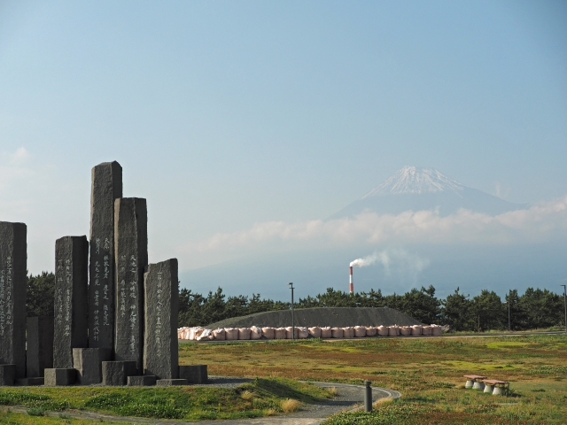 2017年6月19日の富士山 田子の浦 2017年6月19日の富士山 田子の浦