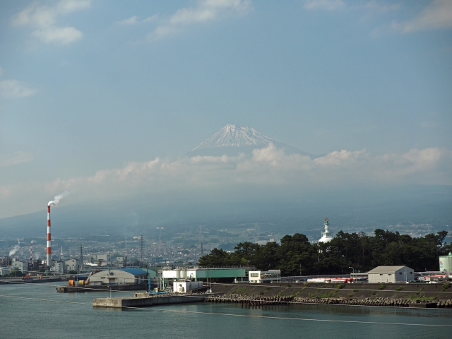 2017年6月19日の富士山 田子の浦 2017年6月19日の富士山 田子の浦