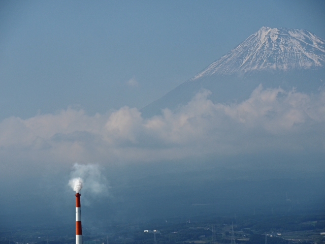 2017年6月19日の富士山 田子の浦 2017年6月19日の富士山 田子の浦