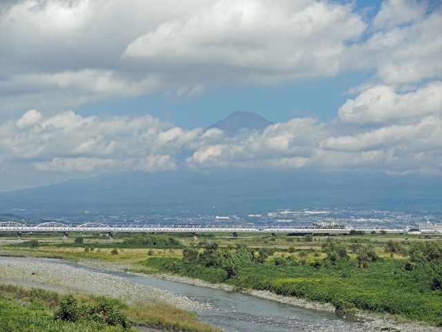2017年9月下旬の富士山 富士川 2017年9月下旬の富士山 富士川