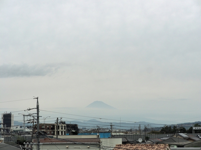 2017年10月2日の富士山 自宅 2017年10月2日の富士山 自宅