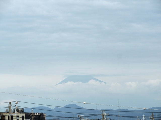 2017年10月2日の富士山 自宅 2017年10月2日の富士山 自宅