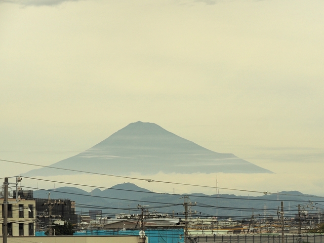 2017年10月5日の富士山 自宅 2017年10月5日の富士山 自宅