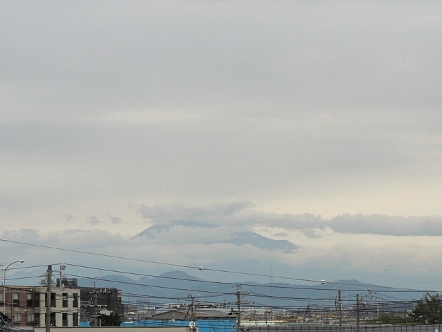 2017年10月6日の富士山 自宅 2017年10月6日の富士山 自宅
