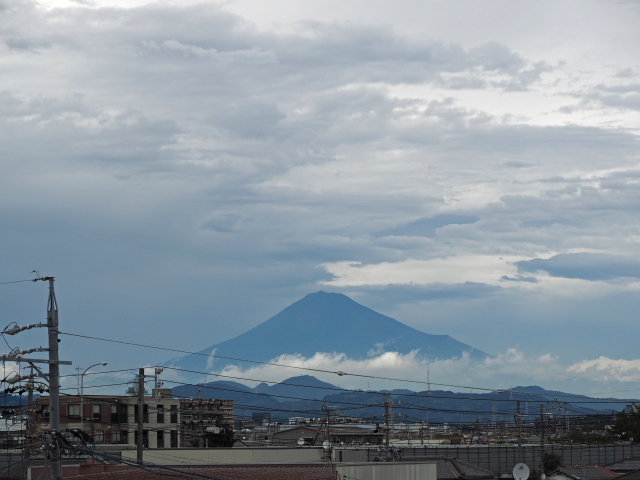 2018年9月1日の富士山　　自宅