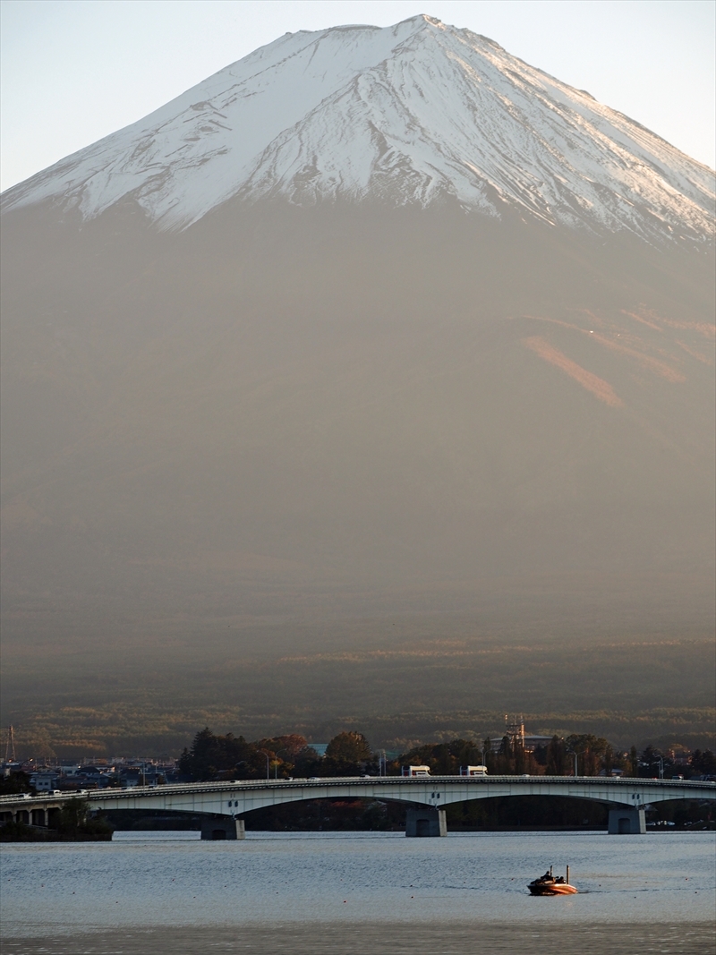 2019年11月6日の富士山 河口湖 2019年11月6日の富士山 河口湖