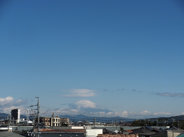 2019年11月11日の富士山 自宅 2019年11月11日の富士山 自宅