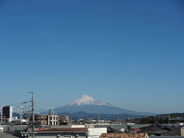 2019年11月12日の富士山 自宅 2019年11月12日の富士山 自宅